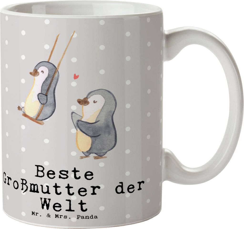 Mr. & Mrs. Panda Kaffeetasse Pinguin Beste Großmutter der Produktbild 