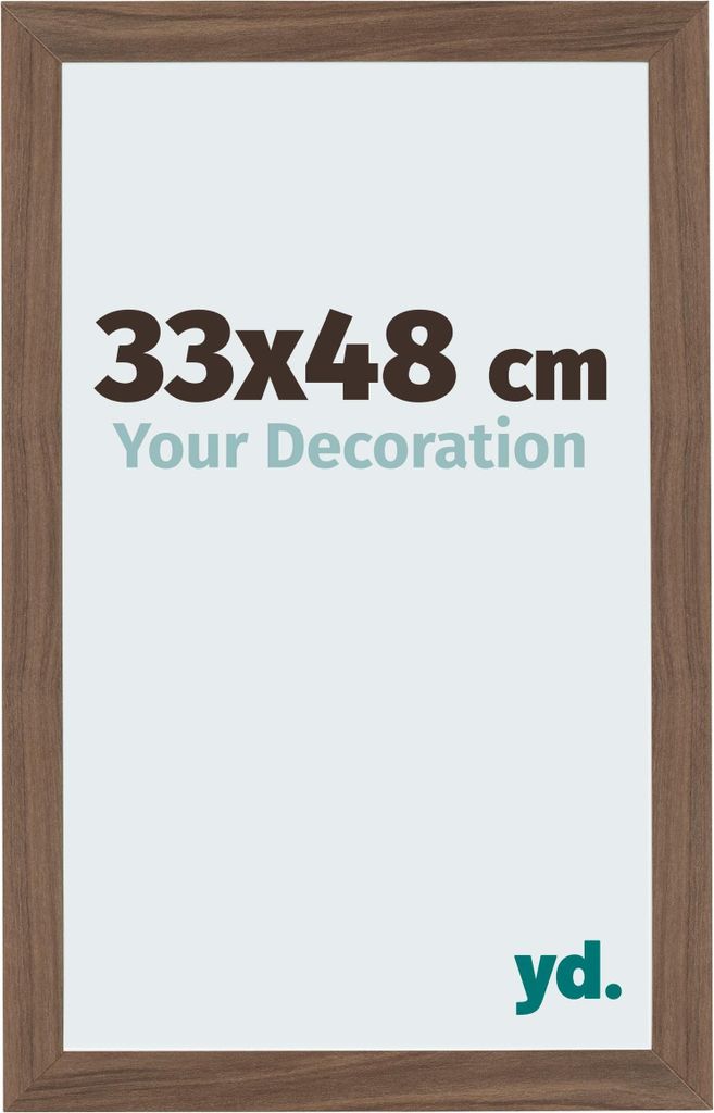 Puzzlerahmen 33x48 cm - Nussbaum Dunkel - MDF - Mura