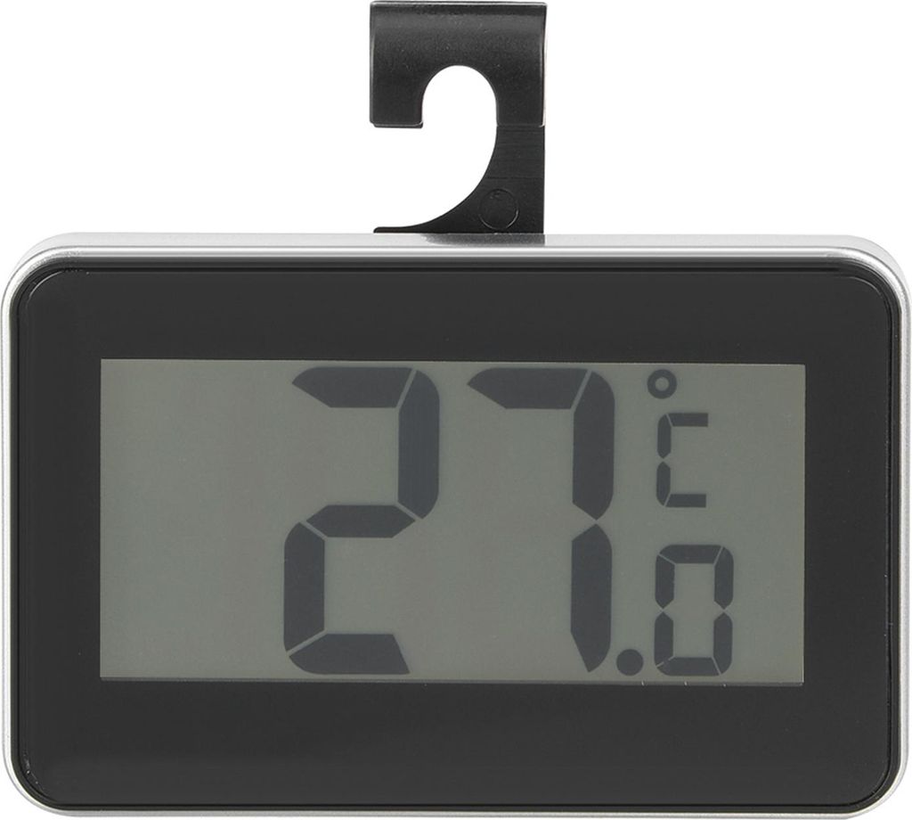 Hochpräzises, wasserdichtes elektronisches Thermometer für die Temperatur im Kühlschrank, Schwarz