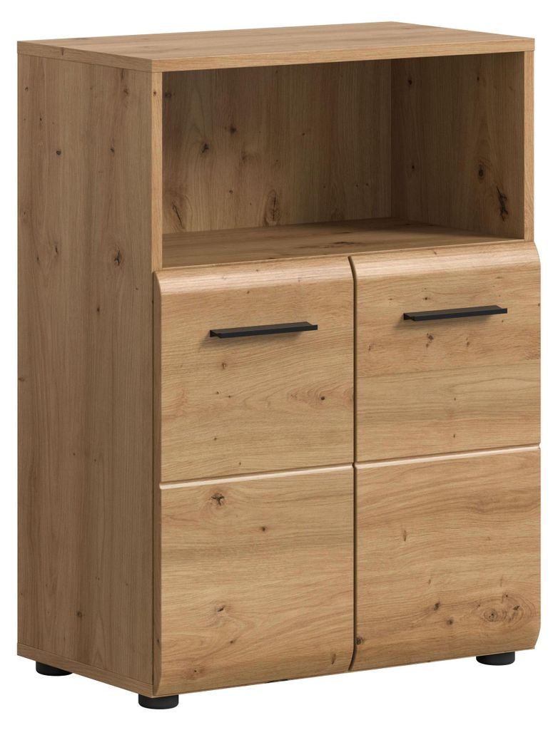 Ice Badschrank 2 Türen, 1 Regal Eiche Nachbildung.