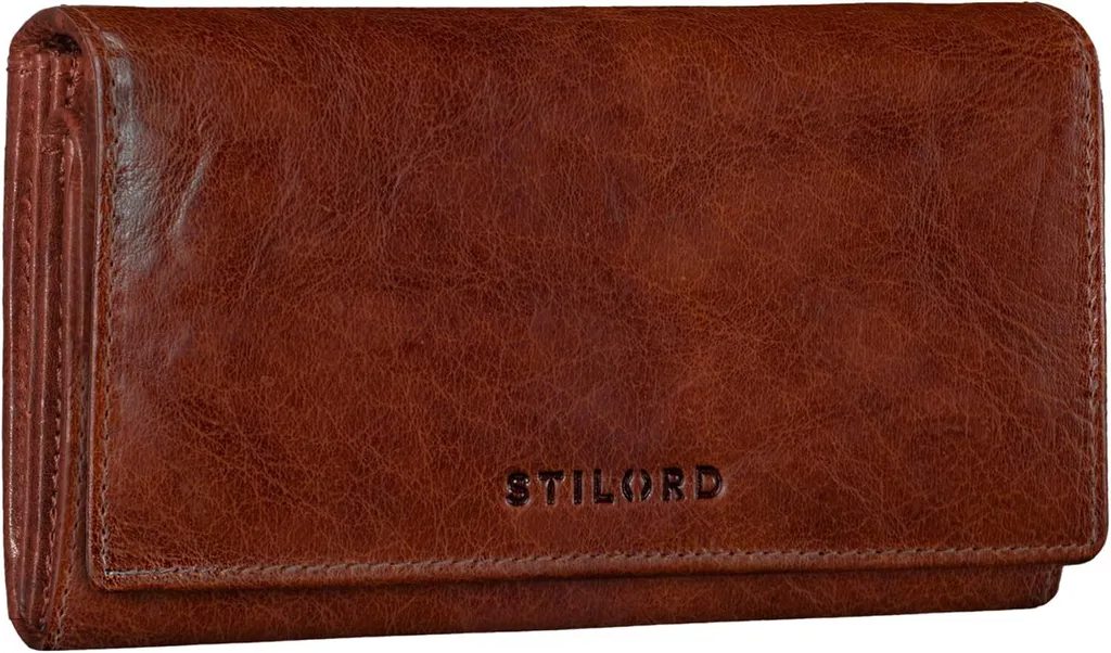Portafoglio Donna Regalo Vera Pelle RFID | Vintage Grande Orizzontale