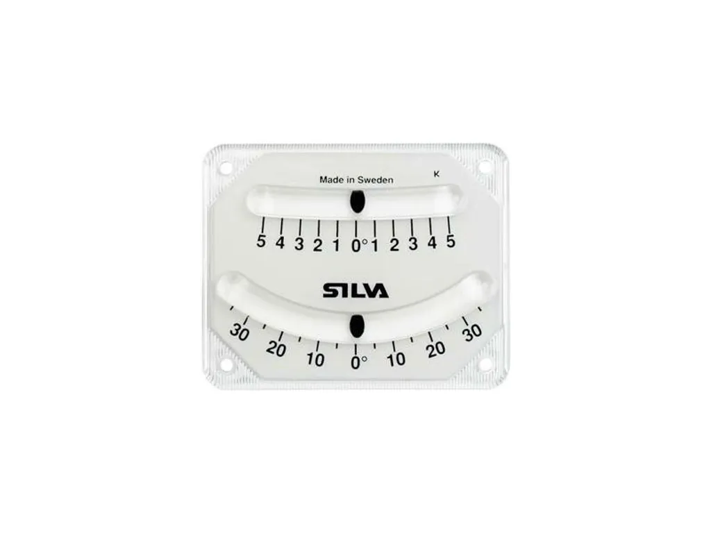 Calculer l'inclinaison avec la Règle de clinomètre Silva Blanc fiable