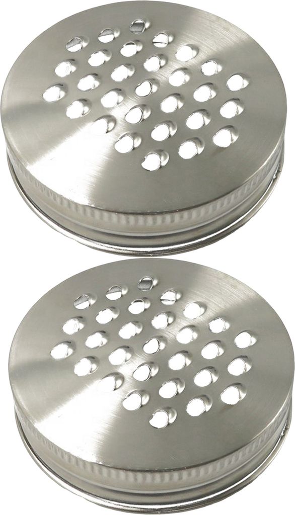 1/2 Stück Einmachglas-Reibedeckel für Gläser mit normaler Öffnung, leicht zu tragen, lagerfähig, rostbeständiger Edelstahl, starke Verschlei...