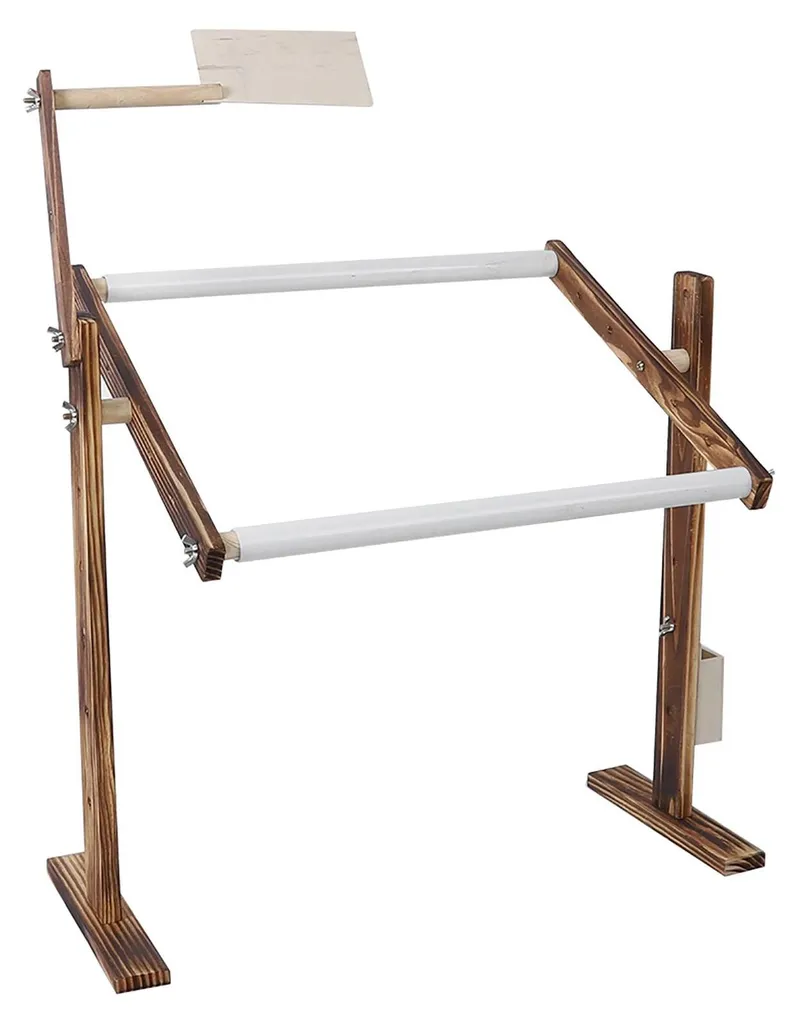 Support de broderie ergonomique pour broder sans les mains en bois - 4