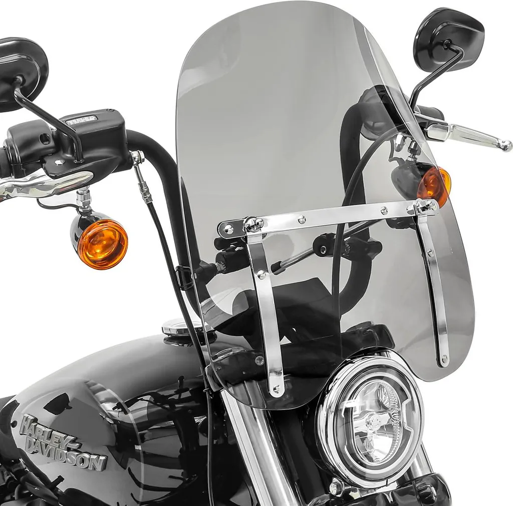 Pare-brise custom Honda Shadow Rebel 500 pour confort routier accru