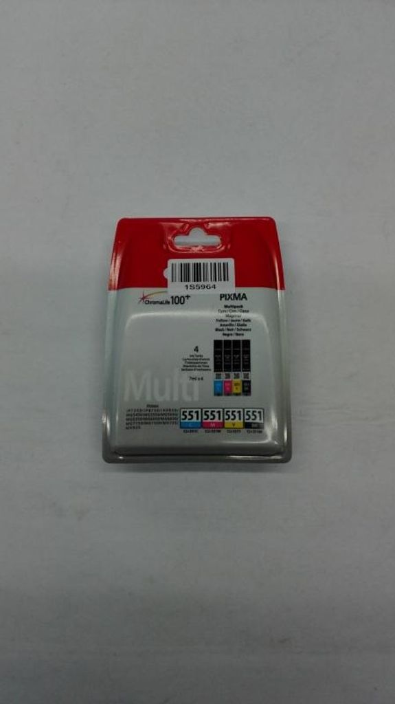 Original Tinte für Canon Pixma CLI-551 Multipack 4 Patronen Produktbild 