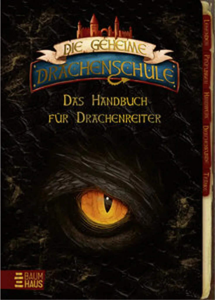 Livre Die geheime Drachenschule : guide du dresseur de dragons 256p