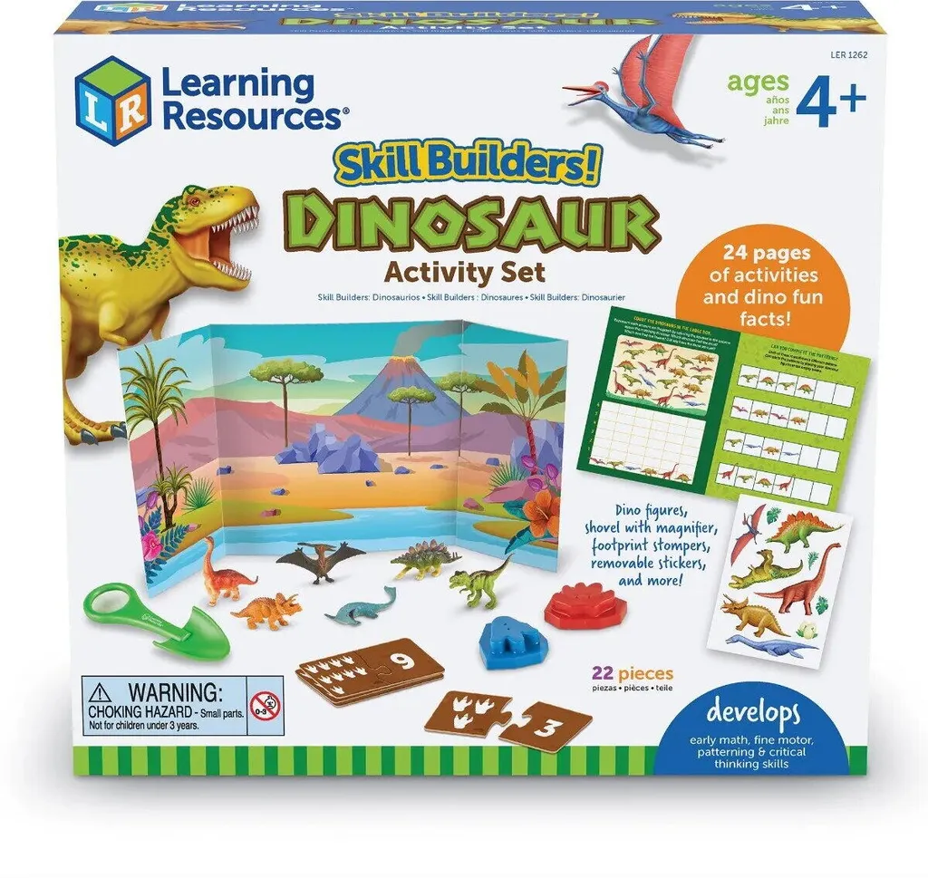 Jeu éducatif dinosaures pour enfant - Kit de paléontologie complet