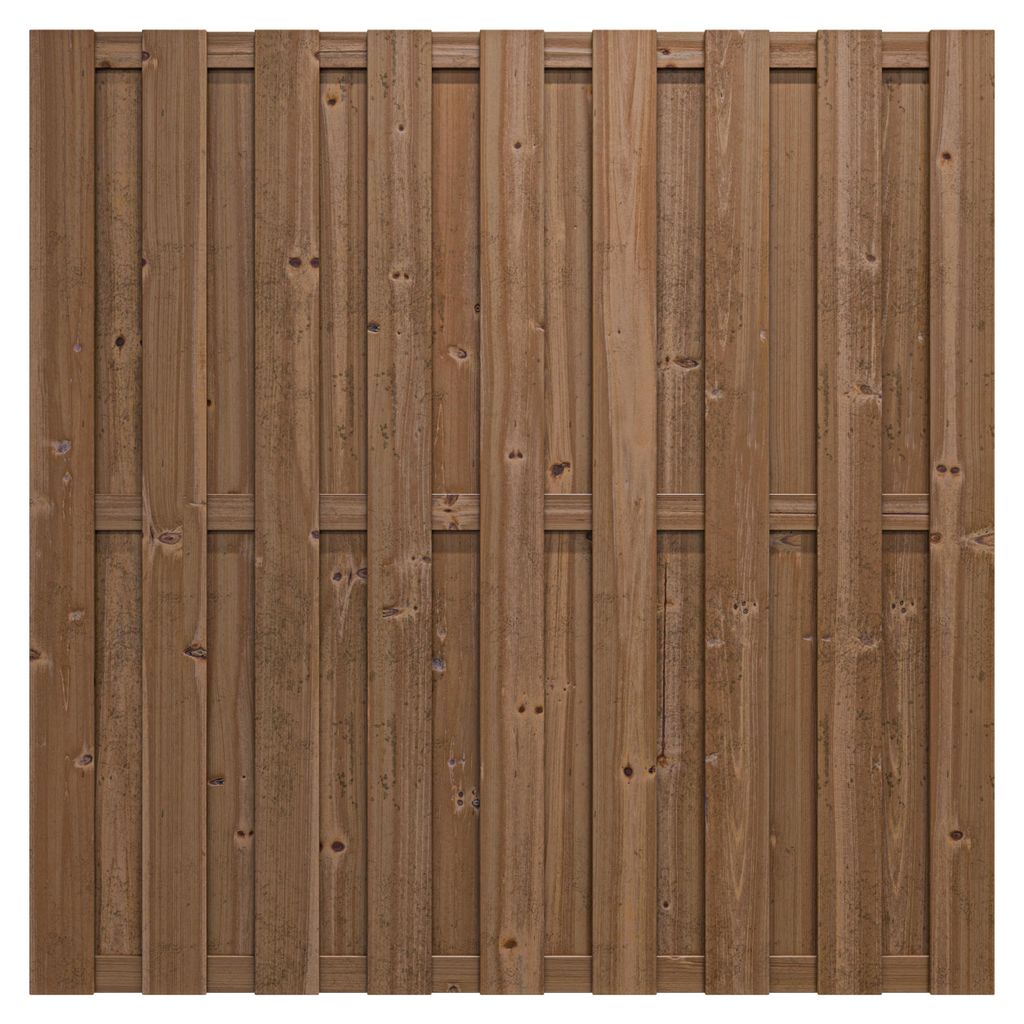 Bretterzaun Pinus DIY-Bausatz Kiefer KDI braun Produktbild 