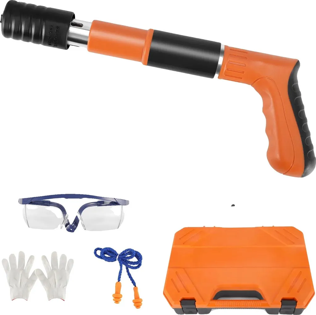 Pistolet à clous pour installation électrique et plomberie sans perçage