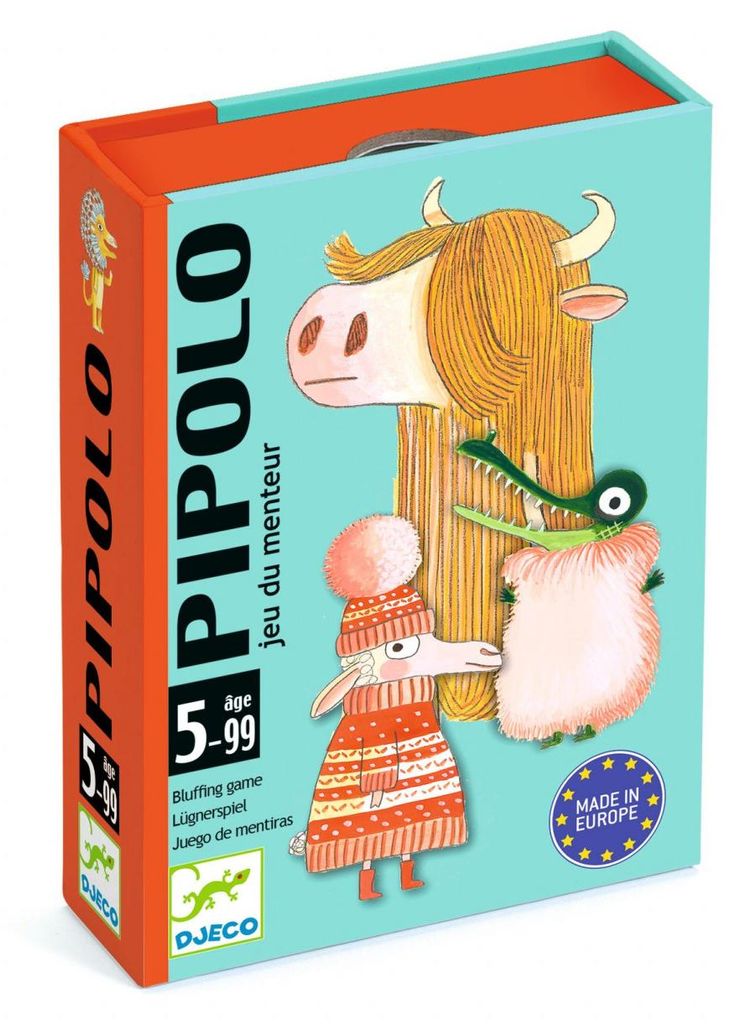 DJECO Pipolo Kartenspiel – Bluffspiel für Kinder und Produktbild 