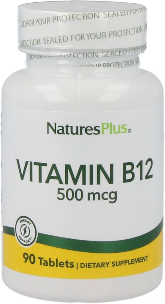 Natures Plus Vitamin B12 500 mcg-90 Tabletten