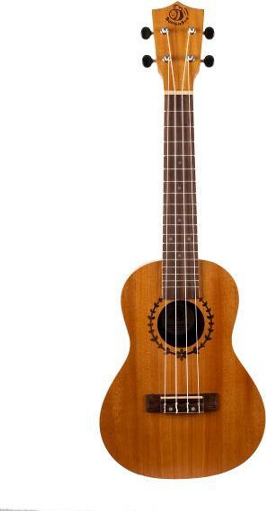 Konzert Ukulele BUC23 aus Mahagoni, Natur, offenporiges Finish, schwarze Wirbel