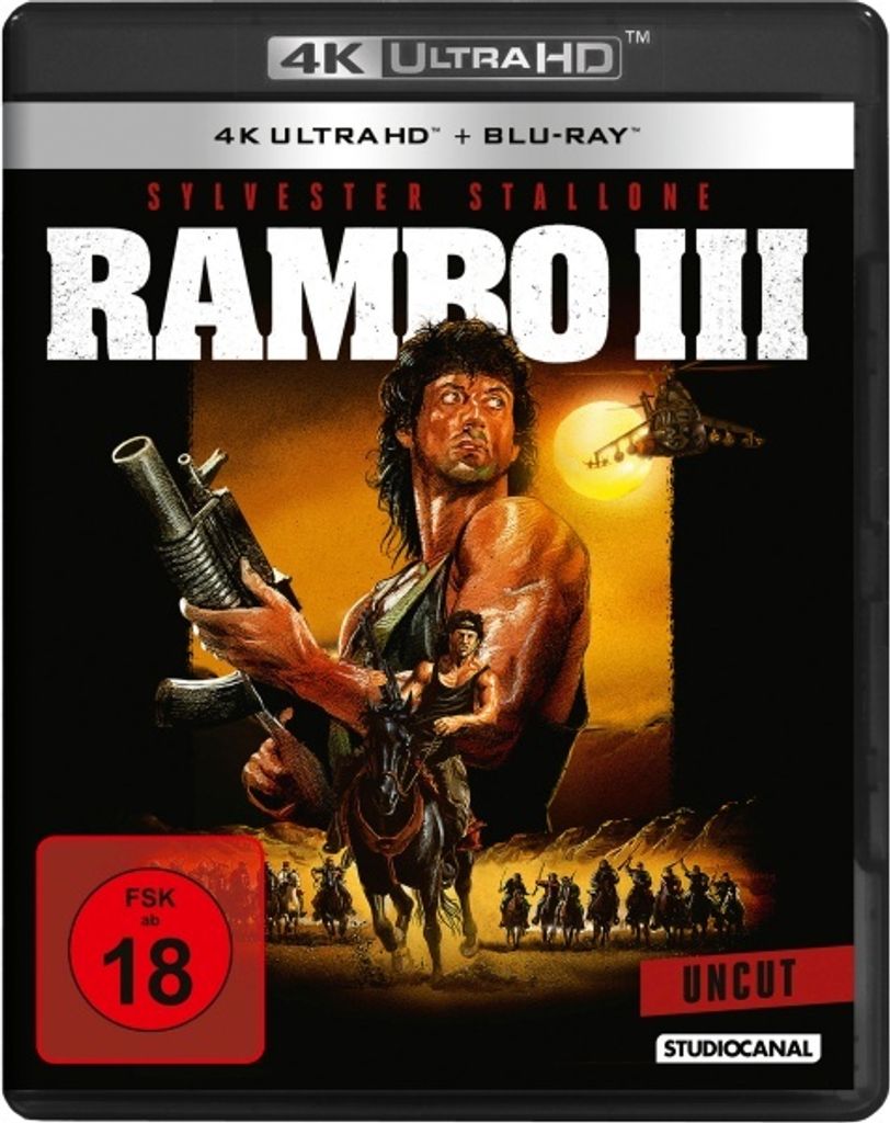 Rambo III - Uncut (4K Ultra HD+Blu-ray)