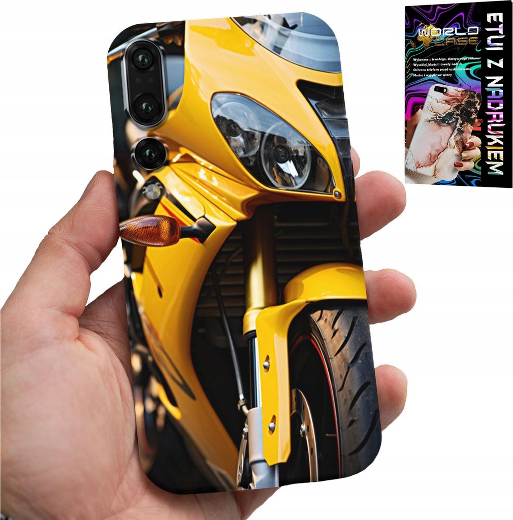 Fall Für Huawei P20 Plus - Motorrad-Fan Fall Zurück Fall