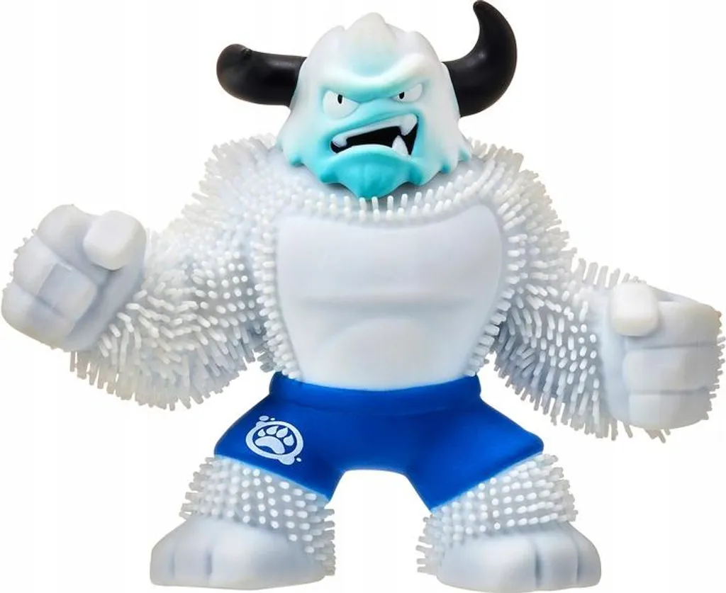 Yeti Goo Jit Zu Héros Extensible Incassable au Design Blanc et Bleu