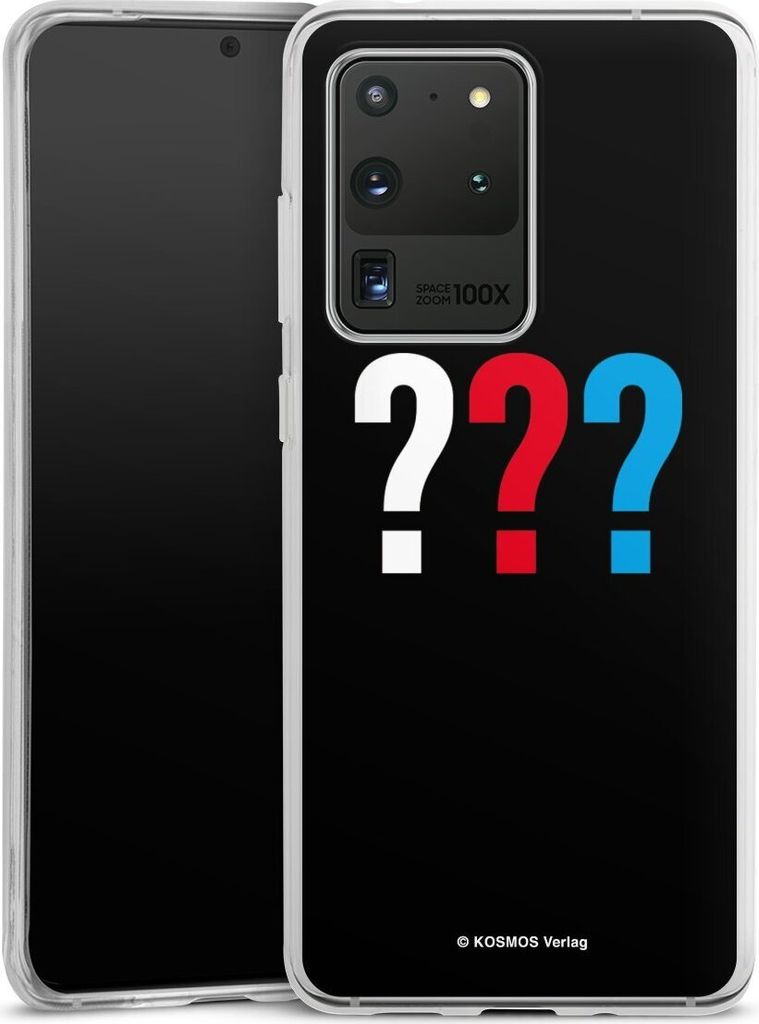 DeinDesign Handyhülle für Samsung Galaxy S20 Ultra Silikon Hülle Case Smartphone Schutzhülle Logo Offizielles Lizenzprodukt Die drei ???