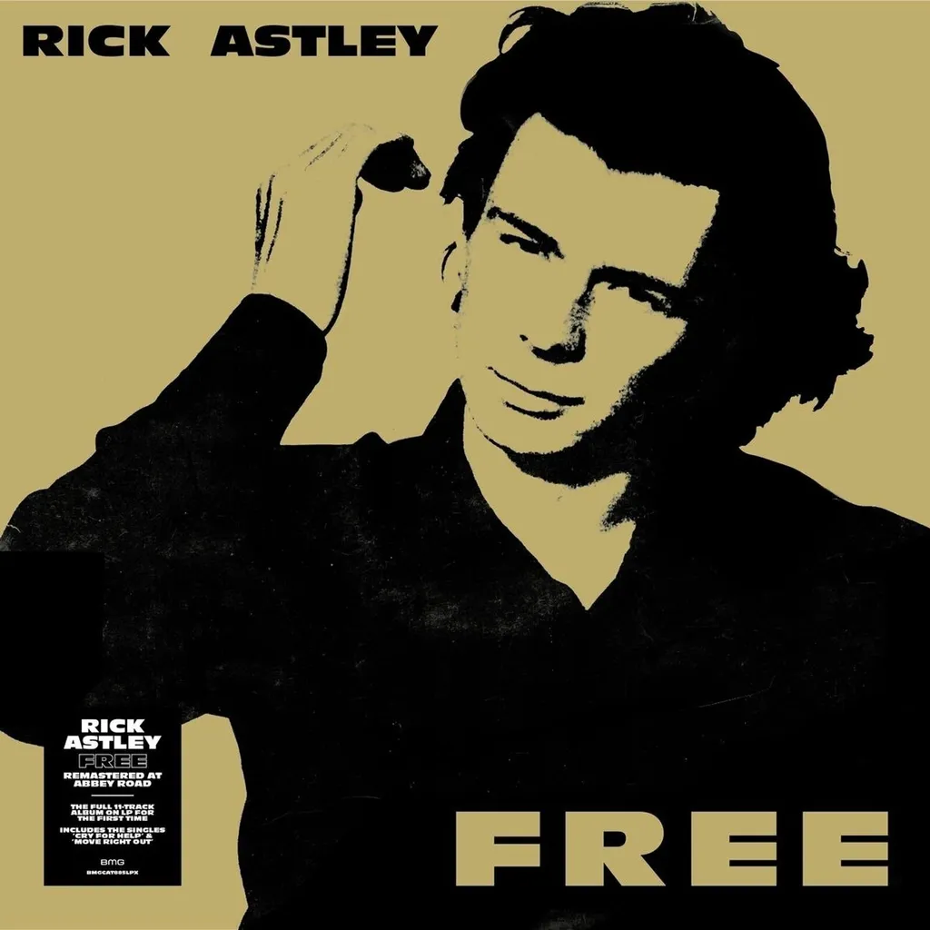 Rick Astley Free LP vinyle album original pour collectionneur