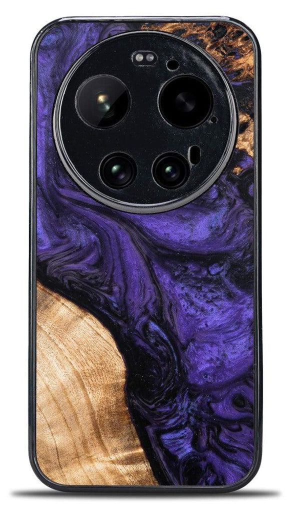 Holzhülle für Xiaomi 17 Ultra, Bewood Unique Violet