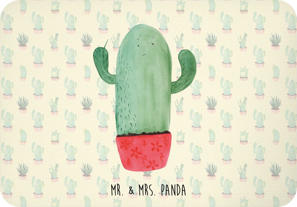 Mr. & Mrs. Panda magnet Kaktus Wut - Kaktus Grün - Geschenk, ärgern, Büro, whiteboardmagnet, Kakteen, Notizhalter, zettelhalter, Kühlschrankmag...