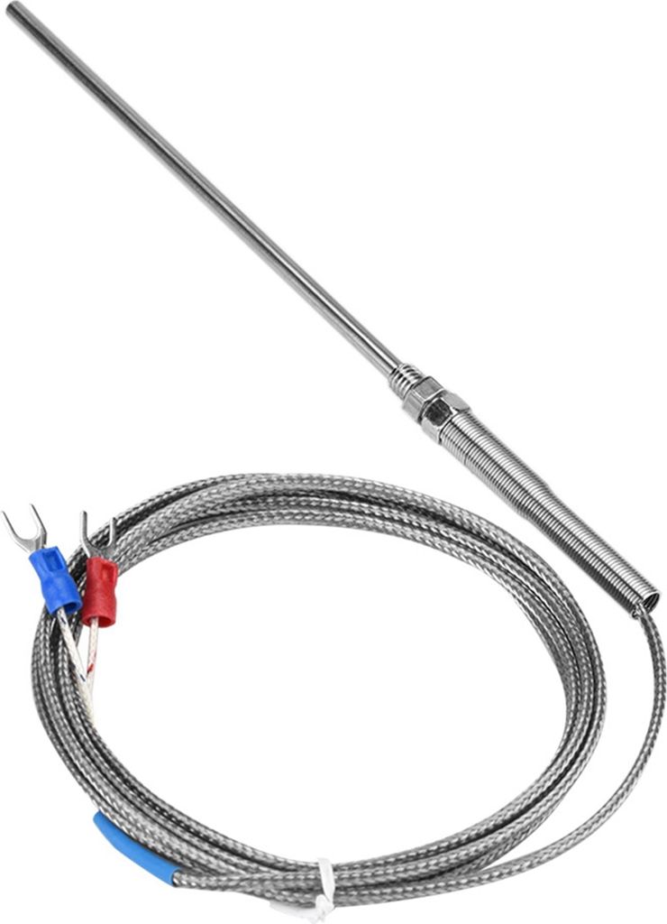 M8-Gewinde Typ K Thermoelement 150 mm Sondentemperatursensorkabel 0–400 °C (2 m)