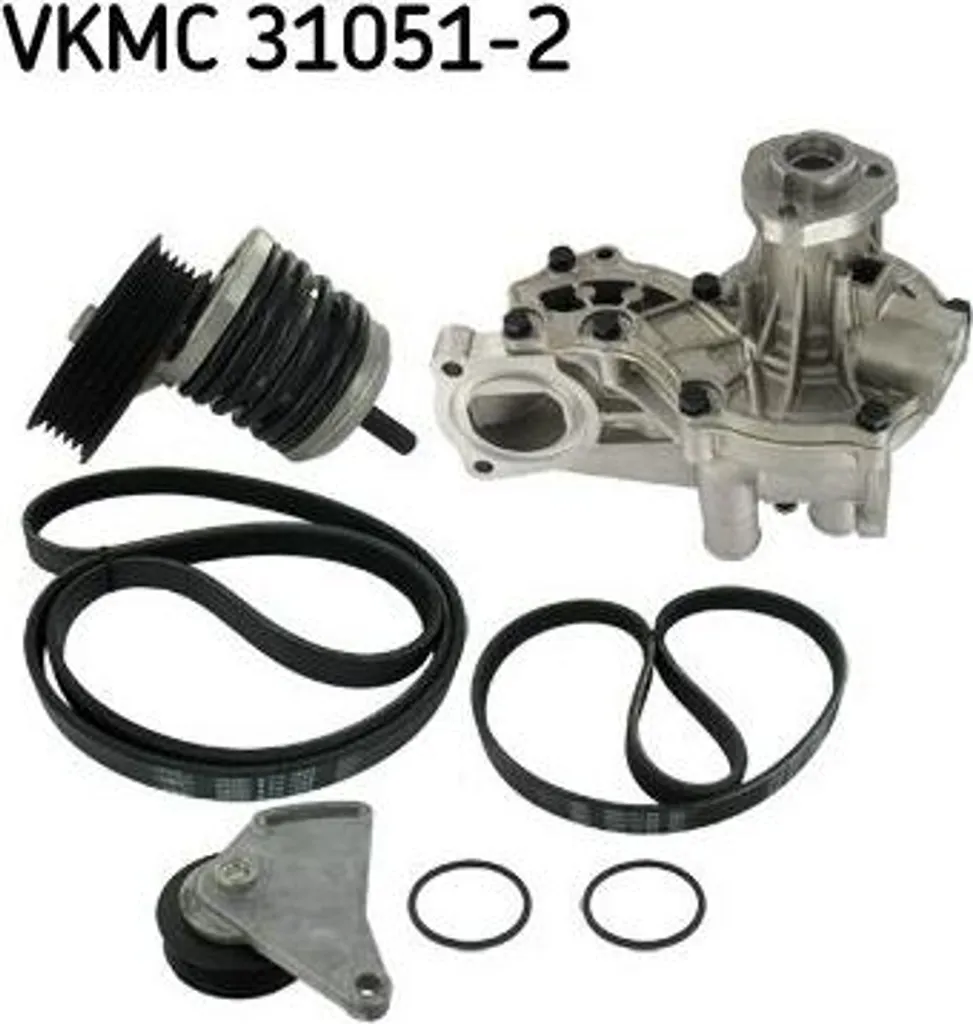 Kit de distribution avec pompe à eau SKF VKMC 31051-2 pour Passat 3B 1.8T
