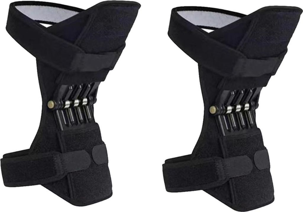 2 Power-Kniebandagen mit Gelenk-Lift-Pads – Verbessert die Laufleistung und sorgt für eine schnelle Regeneration, schnelle Lieferung