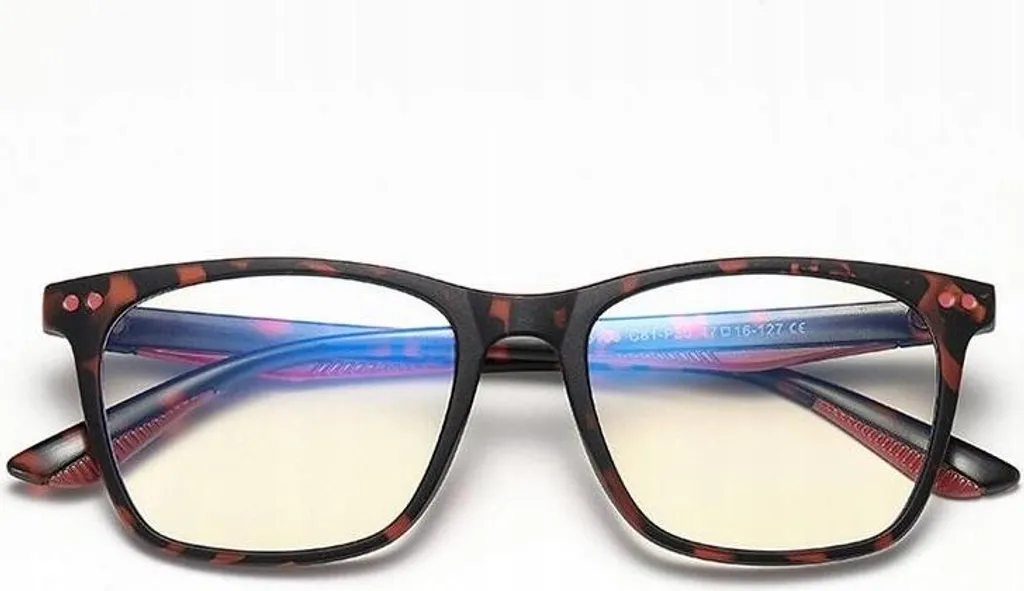 Monture de lunettes de vue hexagonale noire M297D pour homme et femme