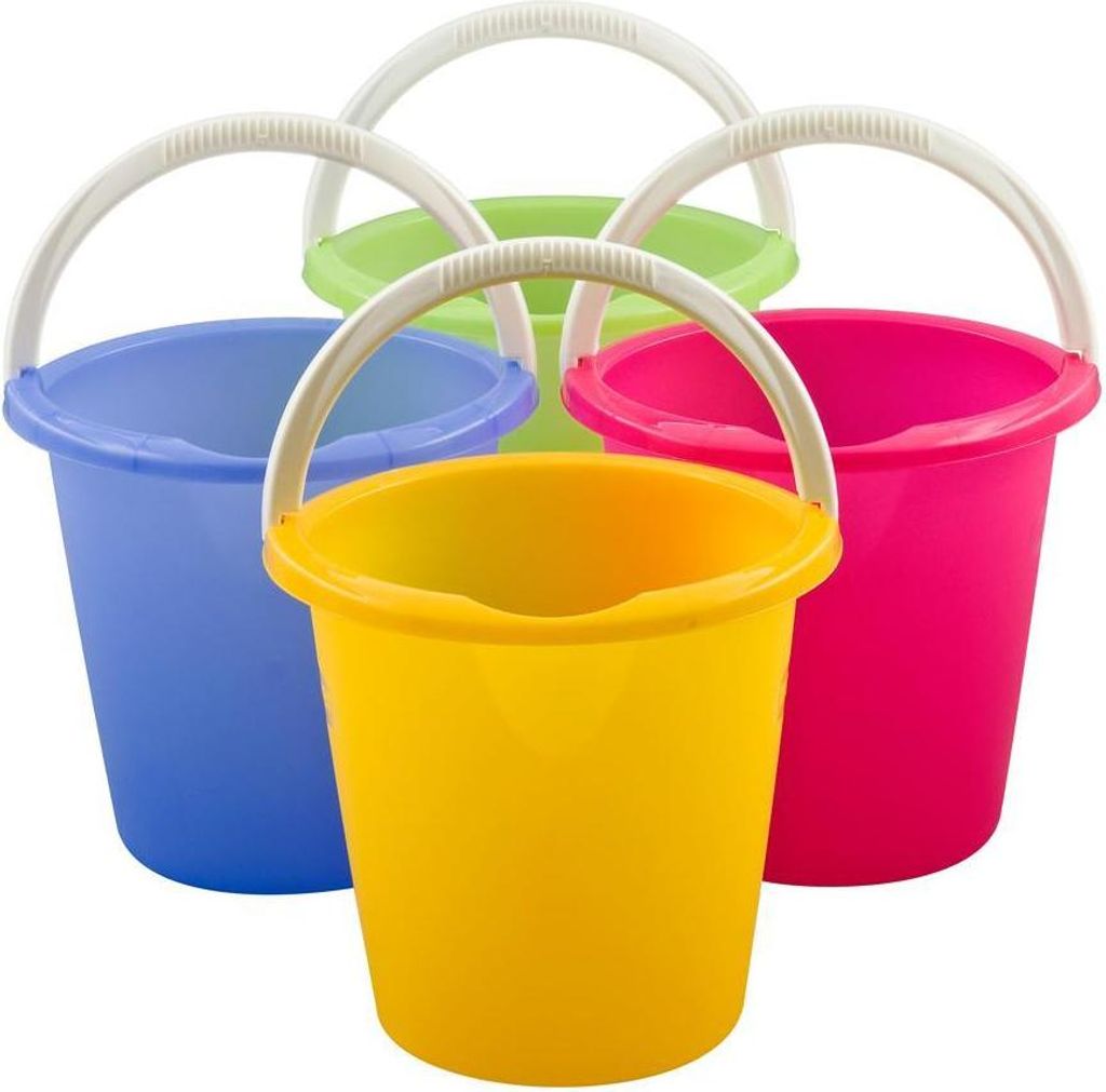 Seau Curver BINGO, 10 lit., avec bec verseur, colore Image du produit 