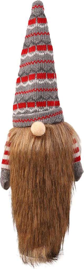 Weihnachtswichtel-Weinflaschenhülle, handgefertigt, Plüsch-Elfen-Dekoration, Feiertags-Rotweinhülle für Thanksgiving, Weihnachtstischdekoration D