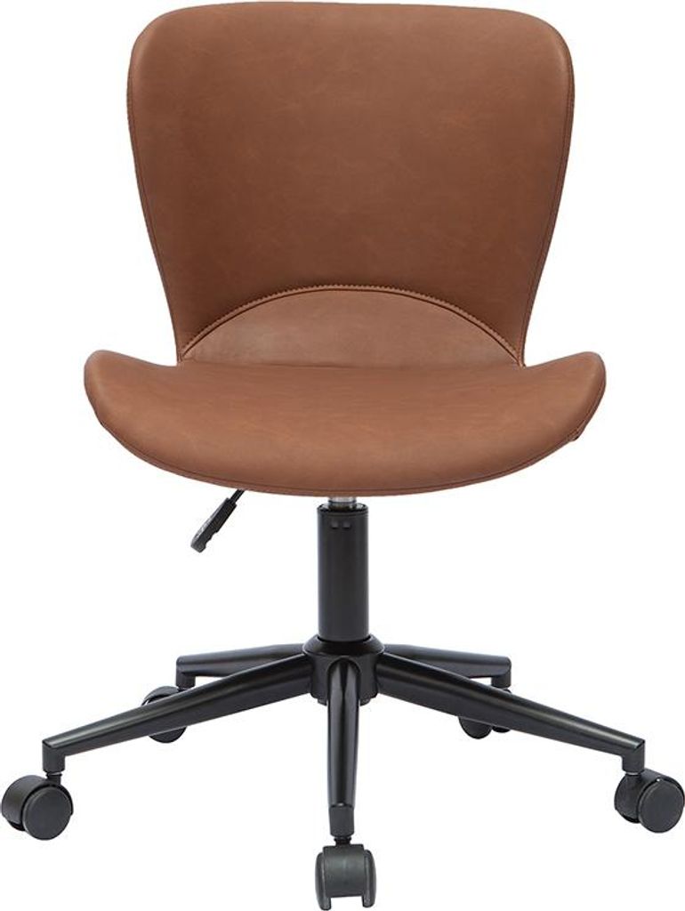 Miliboo - Design-Bürostuhl braun JOSH