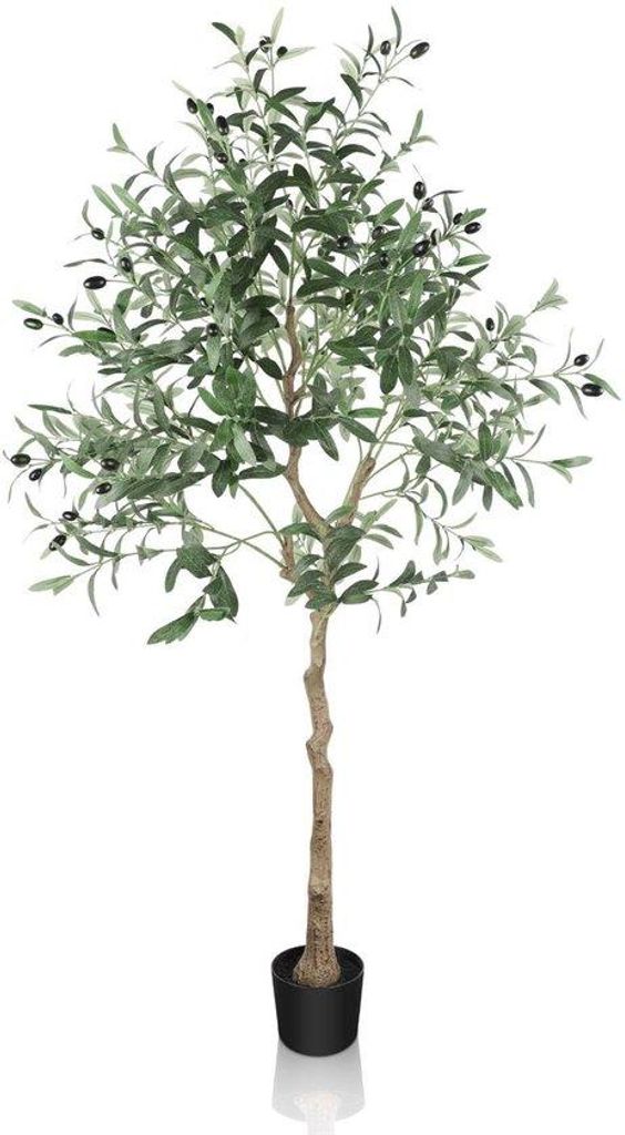 Kunstolijfboom 150cm, Echt, Binnen, Balkon, Slaapkamer, Kantoor, Tuin, Bruiloft, Feest, Kunstplanten