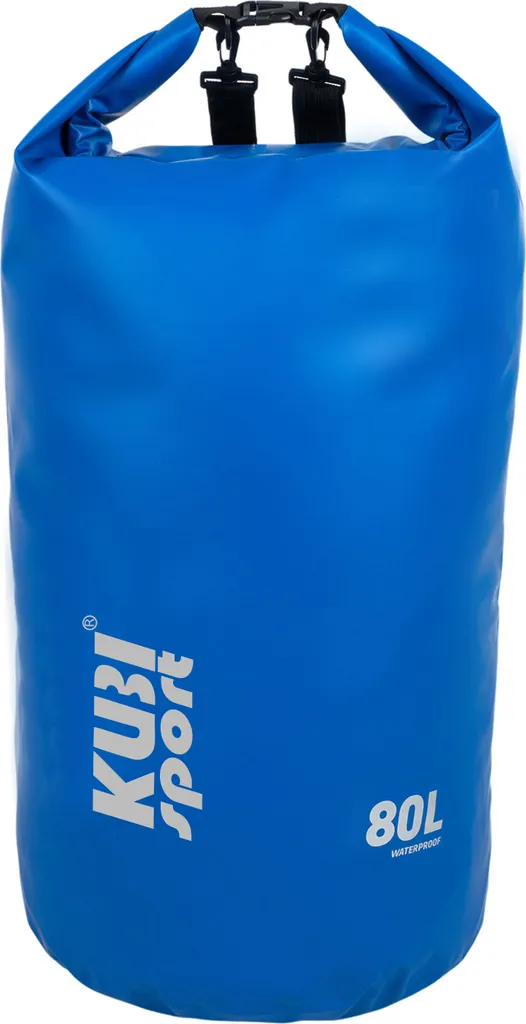 Sacca Impermeabile 80L Blu per Kayak e Vela - Borsone Stagno Outdoor