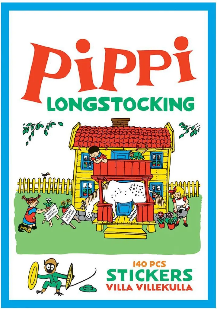 Set de Stickers Pippi Villa Villekulla - 140 gommettes créatives pour enfant