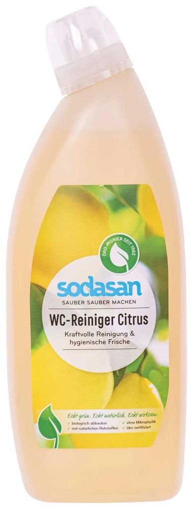 Pulitore WC agrumi 750ml, detergente WC naturale, pulizia Immagine del prodotto 