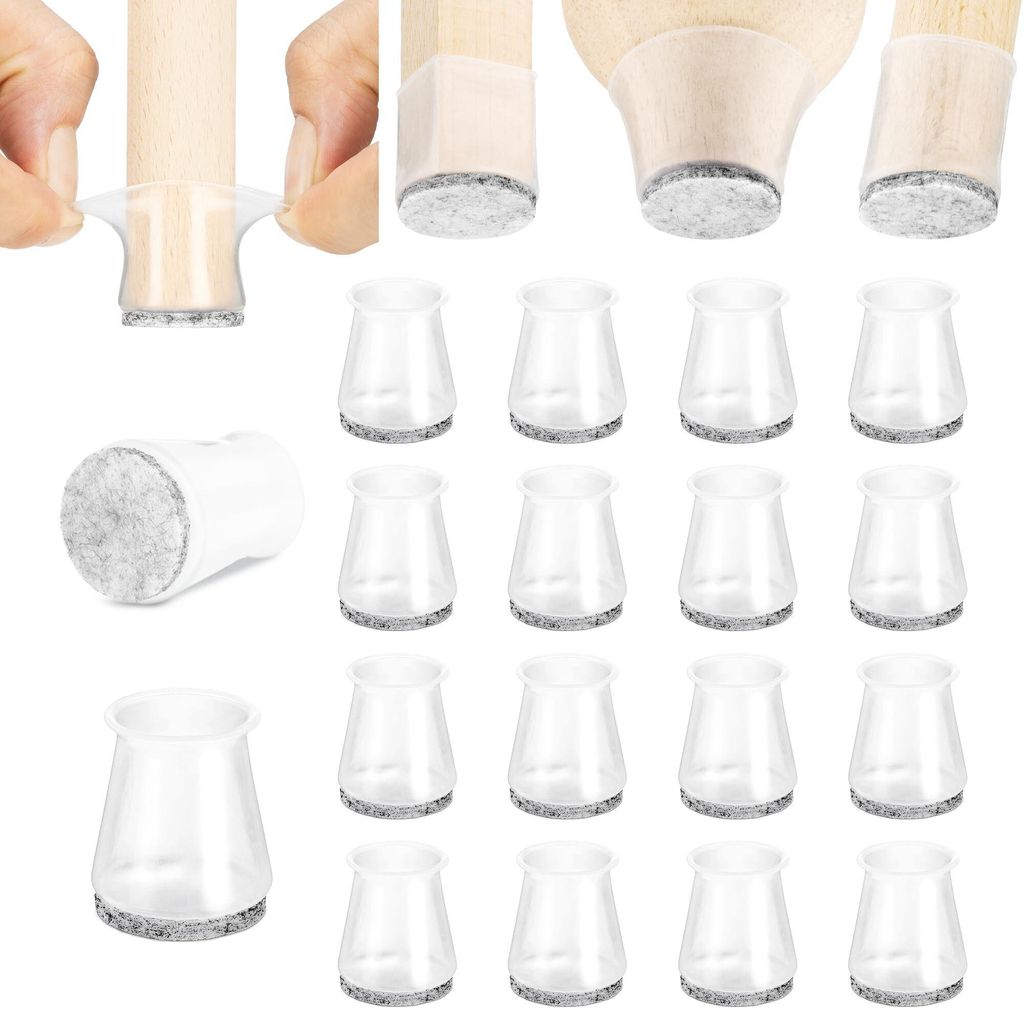 Aneaseit 16-pack caps chair leg caps - 29mm - set filcových Obrázek produktu 