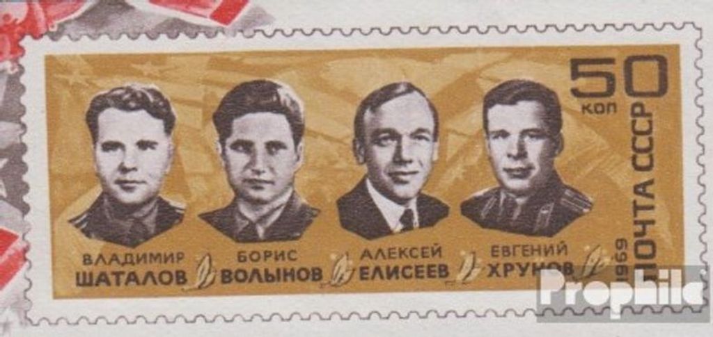 Briefmarken Sowjetunion 1969 Mi 3598 (kompl.Ausg.) gestempelt Weltraumunternehmen
