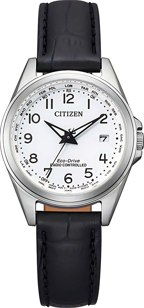 Citizen EC1180-14A Eco-Drive Funkuhr Damenuhr 29mm 10ATM