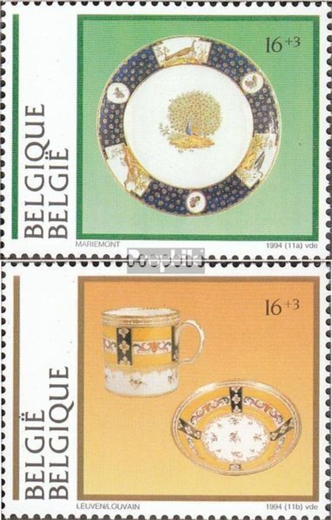 Briefmarken Belgien 1994 Mi 2618-2619 (kompl.Ausg.) gestempelt Museen