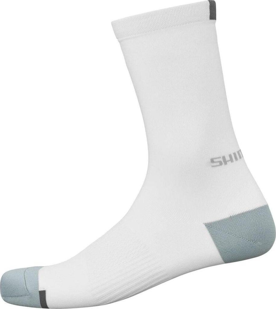SHIMANO Klassische Fahrradsocken - PERFORMANCE - Weiß 36-40