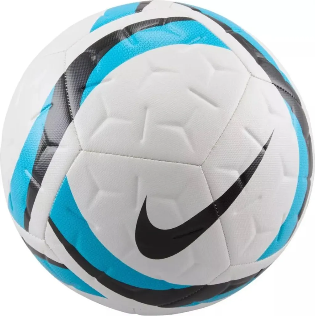 Ballon de foot Nike Academy Team blanc et bleu pour entraînement