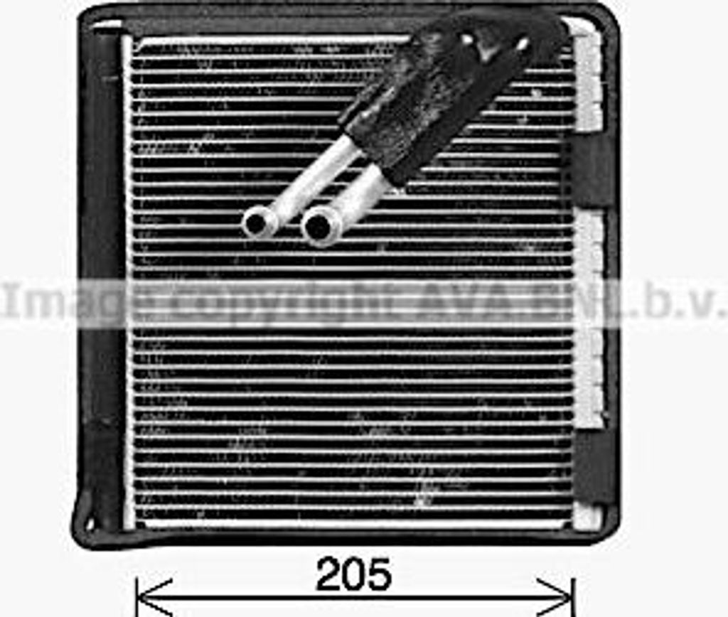 AVA VNV422 Verdampfer, Klimaanlage OE 3C1820103C kompatibel mit Superb, Yeti, CC, EOS, Golf Plus, Golf V, Golf VI, Passat Alltrack, Passat 3C, Pass...