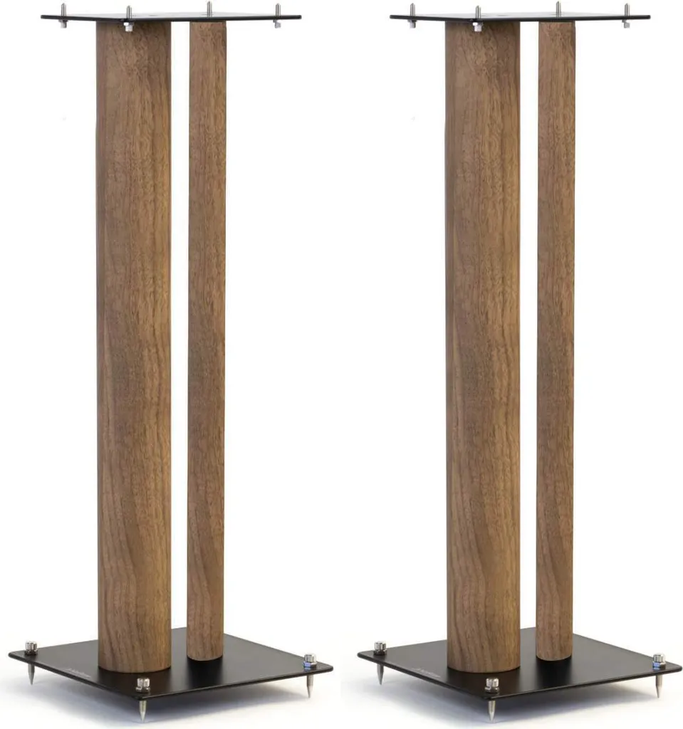Support d'enceinte NorStone Stylum 3 Oak pour salon et home-cinéma 80cm