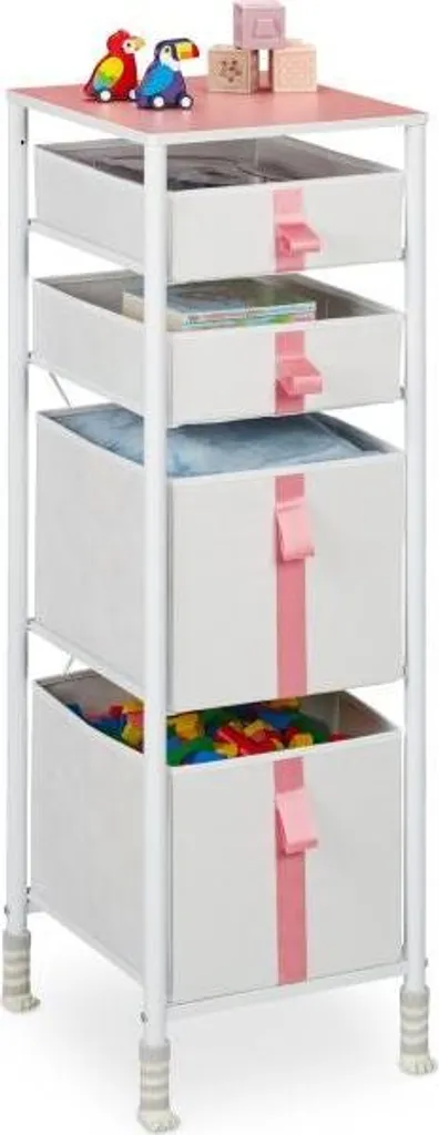 Cassettiera Sicura Bambini 4 Cassetti: Protezione Totale e Ordine