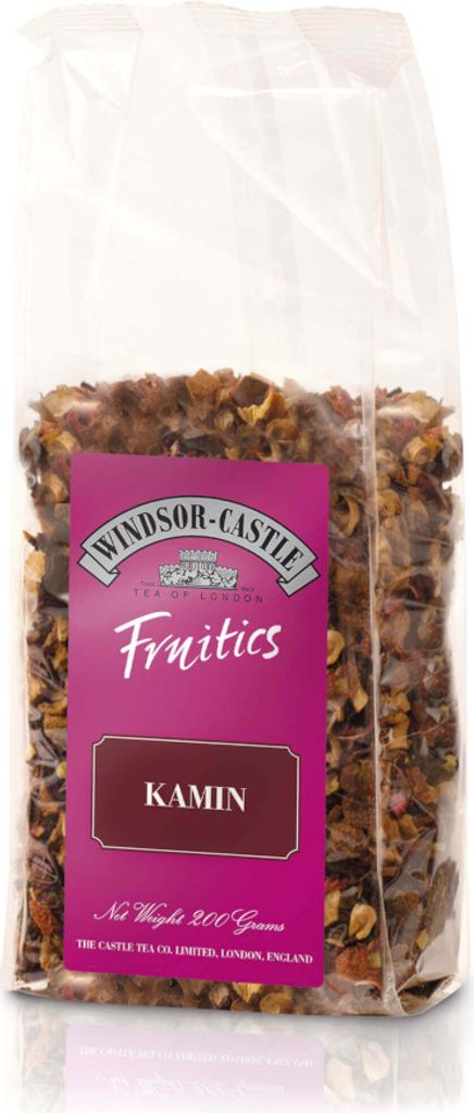 Windsor-Castle Früchtetee Fruitics Kamin, 200g Tüte Produktbild 