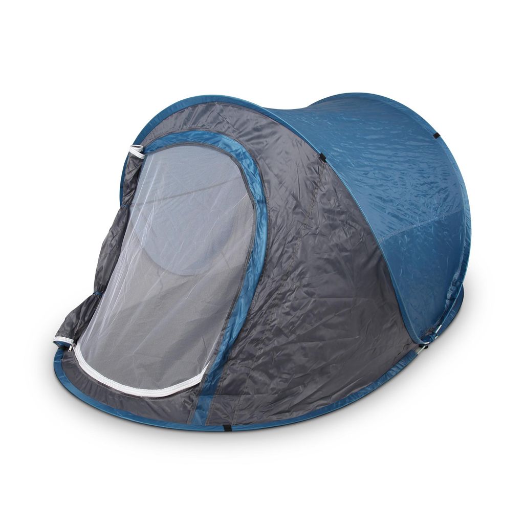 Pop Up Zelt - Ultraleichtes 1 - 2 Personen Wurfzelt - 220x120x90cm Campingzelt für Trekking, Bikepacking, Outdoor & Festivals