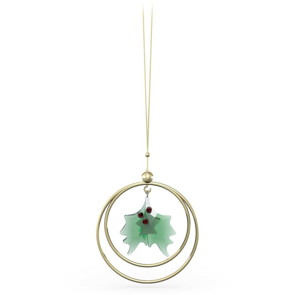 Swarovski Dekoration Holly LEAVES Ornament Weihnachtsdeko Produktbild 