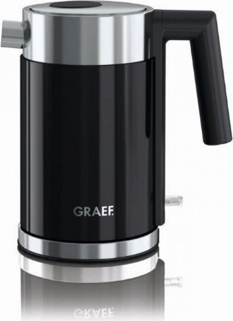 Graef WK 402 Edelstahlwasserkocher schwarz Produktbild