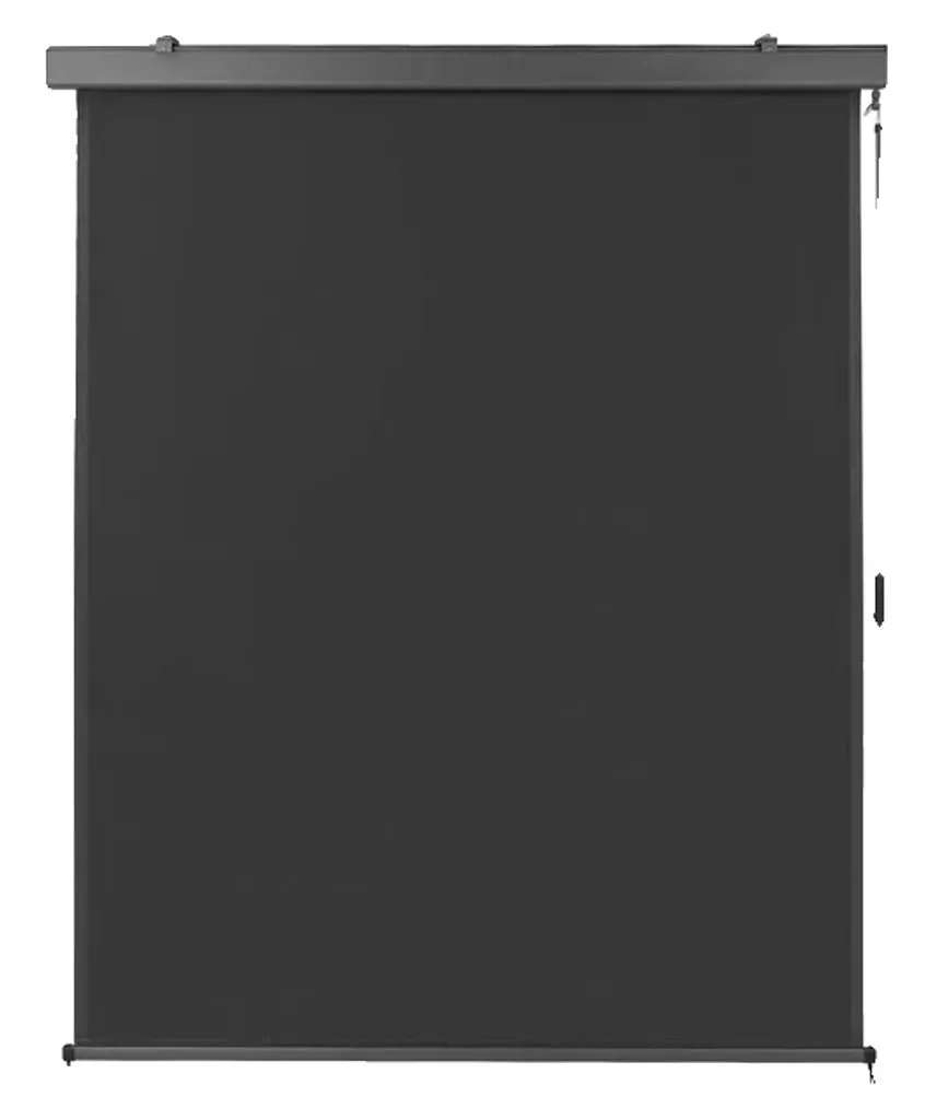 Store vertical extensible gris 160x250 cm résistant au soleil et vent