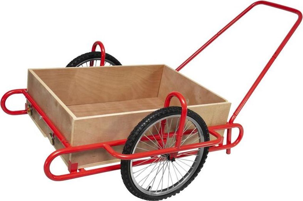 Vozík Optimus, přepravní vozík, s dřevěným boxem, max. 240 Obrázek produktu 